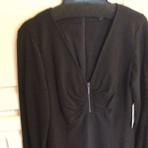 Worth Dress Chocolate Stretchy Flattering Fit